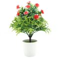 thumbnail image 5 of Artificial Potted Flower Simulation Potted Plant Home Office Decor (White), 5 of 6