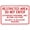 Warning Sign 2, variant on Do Not Enter Please Go To Office Sign, 8"x12" Aluminum Tin Warning Sign, Directional Sign for Home Outdoor Garden