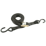 750lb Capacity 1 inch(s)  x 15' Cam Strap, with Hook