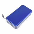 thumbnail image 1 of Étui à CD, alavisxf xx Capacité 96 Étui Rigide en Plastique pour CD, Étui de Protection pour DVD, Étui de Rangement pour Disques, Porte-Disques Portable à Fermeture Éclair, Organisateur de CD DVD Portefeuille de Rangement pour Voiture Maison Voyage (Capacité 96, Bleu), 1 of 6
