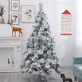 thumbnail image 3 of Calendario de Adviento de tela navideña, adorno colgante navideño con 24 bolsillos y pegatinas numéricas, 3 of 3