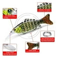 thumbnail image 4 of 5pcs Trout Fishing Swimbaits Pencil Lifelike Water with Hooks for Freshwater Saltwater Angling, 4 of 9