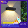 thumbnail image 4 of Luces solares para exteriores, luces para jardín, luces para exteriores sin cables, luces de pared luminosas hacia arriba y hacia abajo, luces de pared para villas y campos, 4 of 6