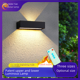 thumbnail image 2 of Luces solares para exteriores, luces para jardín, luces para exteriores sin cables, luces de pared luminosas hacia arriba y hacia abajo, luces de pared para villas y campos, 2 of 6