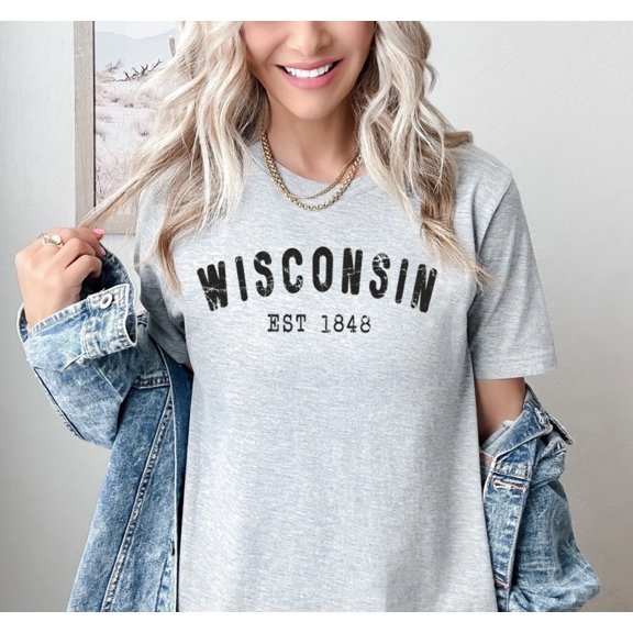 WISCONSIN EST1848 Graphic Plus Short sleeve T-Shirt