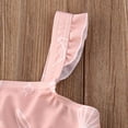 thumbnail image 5 of Bagilaanoe Toddler Baby Girls Swimsuits 2 Piece Bikinis Set Flying Graphic Print Tops + Ruffle Panties 6M 12M 2T 3T 4T 5T Kids Swimwear Bathing Suit Beachwear, 5 of 7