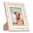 thumbnail image 4 of Prinz Homestead 5x7 Distressed Wood Picture Frame, Tabletop or Wall Mount, Antique White, 4 of 5