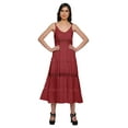 thumbnail image 1 of Moomaya Robe Maxi Sans Manches à Bretelles Spaghetti Ajustables pour Femmes Grande Taille, 1 of 6