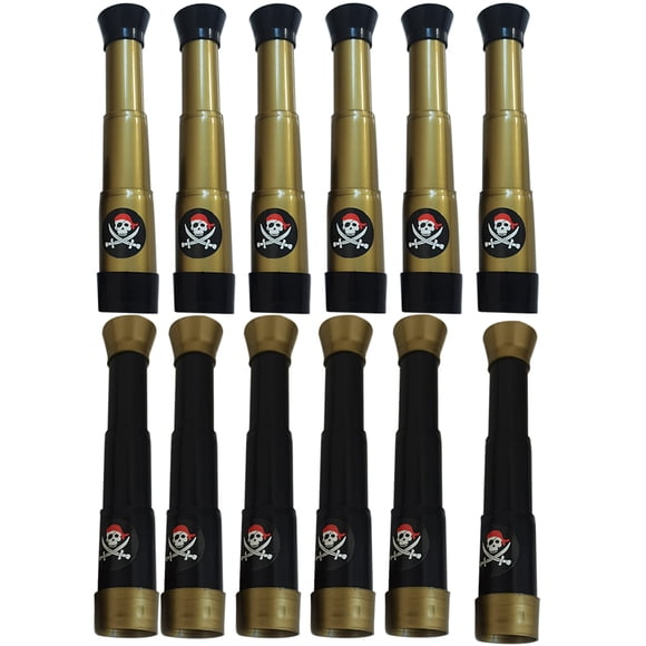 Miangastore 12Pcs Children Telescope Pirate Party Favor Telescope Pirate Telescope Kids Toy