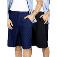 thumbnail image 1 of Pack de 2 Shorts Hombre Casual Cintura Ajustable Detalles Texturizados Diseño Moderno, 1 of 5