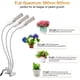 thumbnail image 4 of Luz para plantas, temporizador de encendido y apagado automático de 3/6/12 h, 156 LED de espectro completo, luz solar, para plantas de interior., 4 of 5