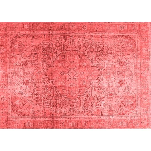 Ahgly Company Indoor Rectangle Persian Red Traditional Area Rugs, 2' x 4'