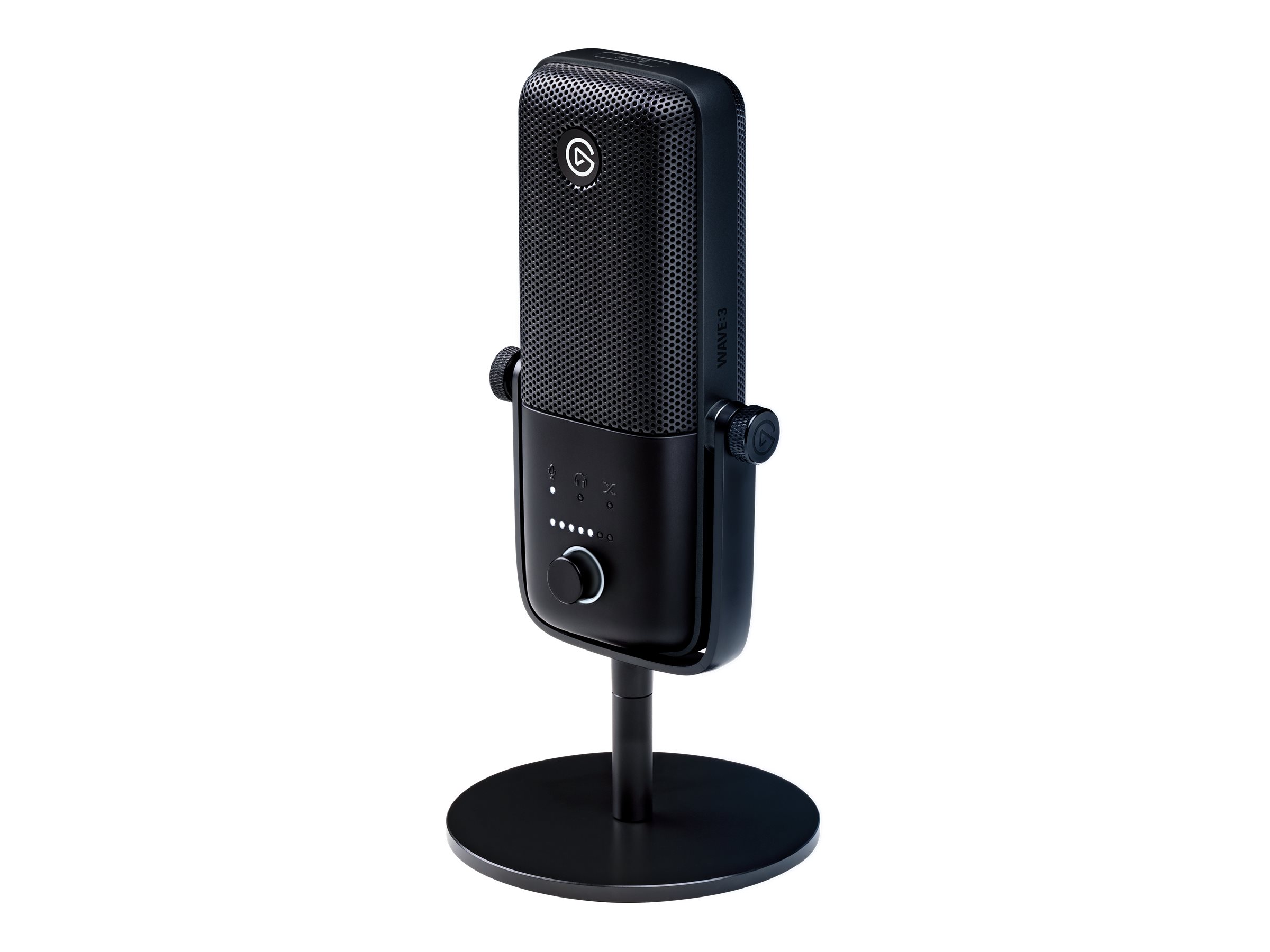 Elgato Wave:3 Wired Electret Microphone - 70 Hz to 20 kHz - Cardioid - Desktop, Stand Mountable - USB Type C - image 2 of 15