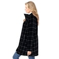 thumbnail image 3 of Woman Within Plus Size Fleece Swing Funnel-Neck Coat, 3 of 6