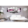 thumbnail image 2 of Tiptophomedecor Glamour Canvas Wall Art - Modern: Pink - Stretched & Framed Ready To Hang Art, 2 of 4