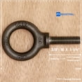 thumbnail image 3 of 3 Pcs Lifting Shoulder Eye Bolts 3/8"-16 X 1-1/4", 3 of 6