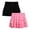 Cotton Candy/Black, variant on One Step Up Girls Scooter Skirts - 2 Pack Soft Breathable Pull-On Ruffled Skirts for Girls