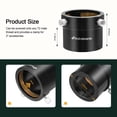 thumbnail image 3 of Adaptador Astromania T2 de rosca hembra a 2 para telescopio, 3 of 7