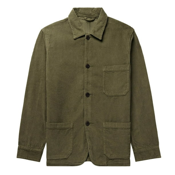 Playeras Deportivas Para Hombre, Camisa Minimalista De Primavera, Cárdigan De Pana De Manga Larga Sin Planchar Para Hombre, Chaqueta Para Hombre