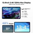 thumbnail image 4 of POCKAM P13 Gemini AI Android 16 Tablet,13.4 inch Tablets,48GB RAM 128GB ROM, 12000mAh Battery,2.4K 120Hz ,13MP + 8MP Camera, Dual Speakers, 4 of 9