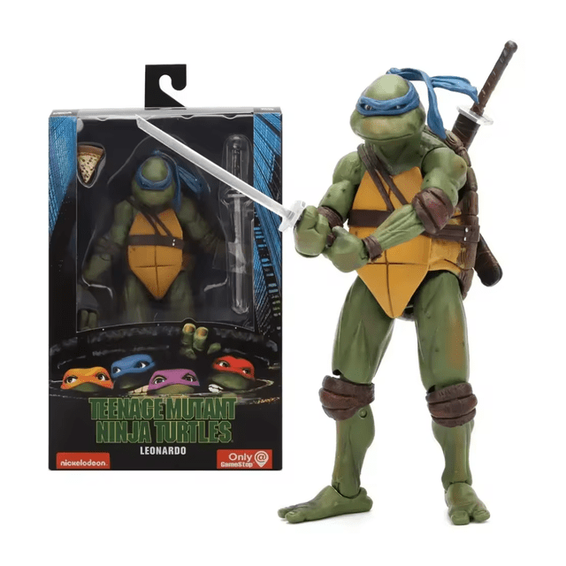 Figura De Acción Leonardo Tortugas Ninja Tmnt Película 1990