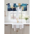 thumbnail image 2 of Valances for Windows Abstract Graffiti Art Rod Pocket Cafe Window Treatments Valance Curtains for Kitchen Bathroom Laundry Basement Windows 42"x18", 2 of 9