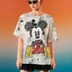 thumbnail image 2 of Camiseta estampada de Mickey Mouse de Disney para mujer, top de manga corta, disfraz de calle, divertida, Y2k, cara grande, verano, 2 of 5