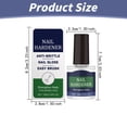 thumbnail image 3 of Nail Care Liquid 10ml - Refreshing Nail Treatment, Daily Nourishment, Improves Dryness & Brittleness, Strengthening Formula, Travel-Friendly Application, Smooth Healthy Nails Makeup Organizers, 3 of 9