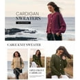 thumbnail image 4 of FreshPretty Chunky Cardigan Sweaters for Women Fall Fashion Button Lantern Long Sleeve Cable Knit Winter Coats Outerwear, 4 of 7