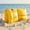 Yellow, variant on Inflatable Arm Floaties 2 Pack, Double Air Chambers Swimming Arm Bands Roll Up Water Sleeves Safe Swimming Training Accessories for Pool Beach Water Activities