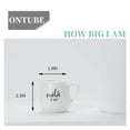 thumbnail image 3 of Creamer Pitcher with Handle,Ceramics Milk Creamer Container for Milk,Coffee,Sauce,Microwave Safe, White (3-Ounce, Set/2), 3 of 7