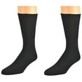 thumbnail image 2 of Sierra Socks Men's Combed Cotton Crew Socks, Wide Calf Socks For Men, Cotton Crew Socks For Men, 2-Pair Pack, 2 of 7