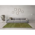 thumbnail image 3 of Ahgly Company Machine Washable Indoor Rectangle Abstract Turquoise Blue Modern Area Rugs, 5' x 8', 3 of 4