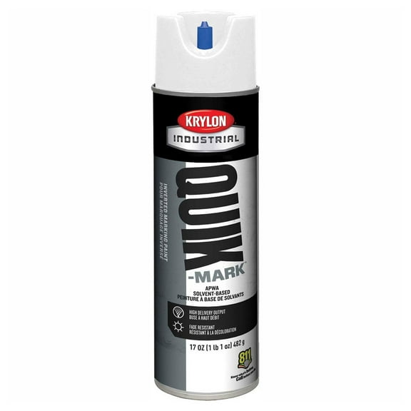 Krylon Industrial Marking Paint,20 oz,Utility White A03900007