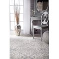 thumbnail image 3 of nuLOOM Tapis de Sol Contessa Ombre, 8' Carré, Gris, 3 of 4