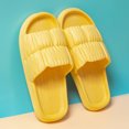 thumbnail image 1 of Zapatillas de mujer con suela blanda y degradado de estrella, sandalias de plataforma gruesas para playa de verano, zapatillas de mujer Eva para el hogar, chanclas para mujer, 1 of 4