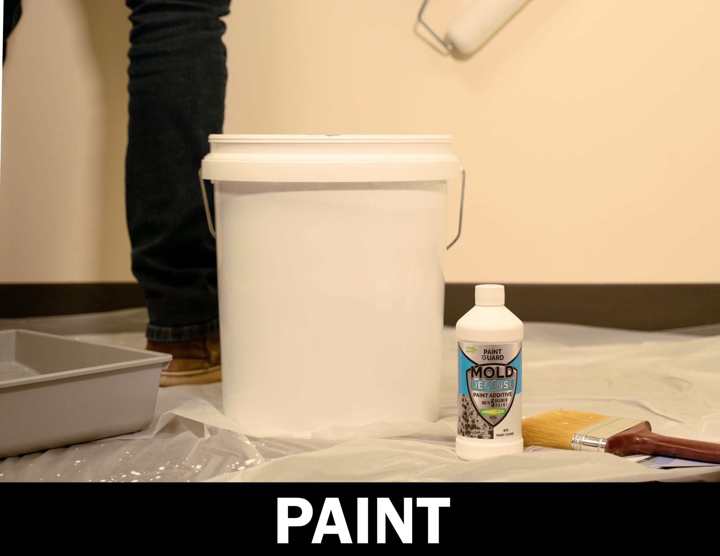 Paint-Guard Mold and Mildew Defense Paint Additive (1 Gallon Treatment)