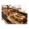thumbnail image 6 of Old Modern Handicrafts T097F2 Ultimate USS Constitution Combo of Model Ship & Classic Hat - Medium, 6 of 10