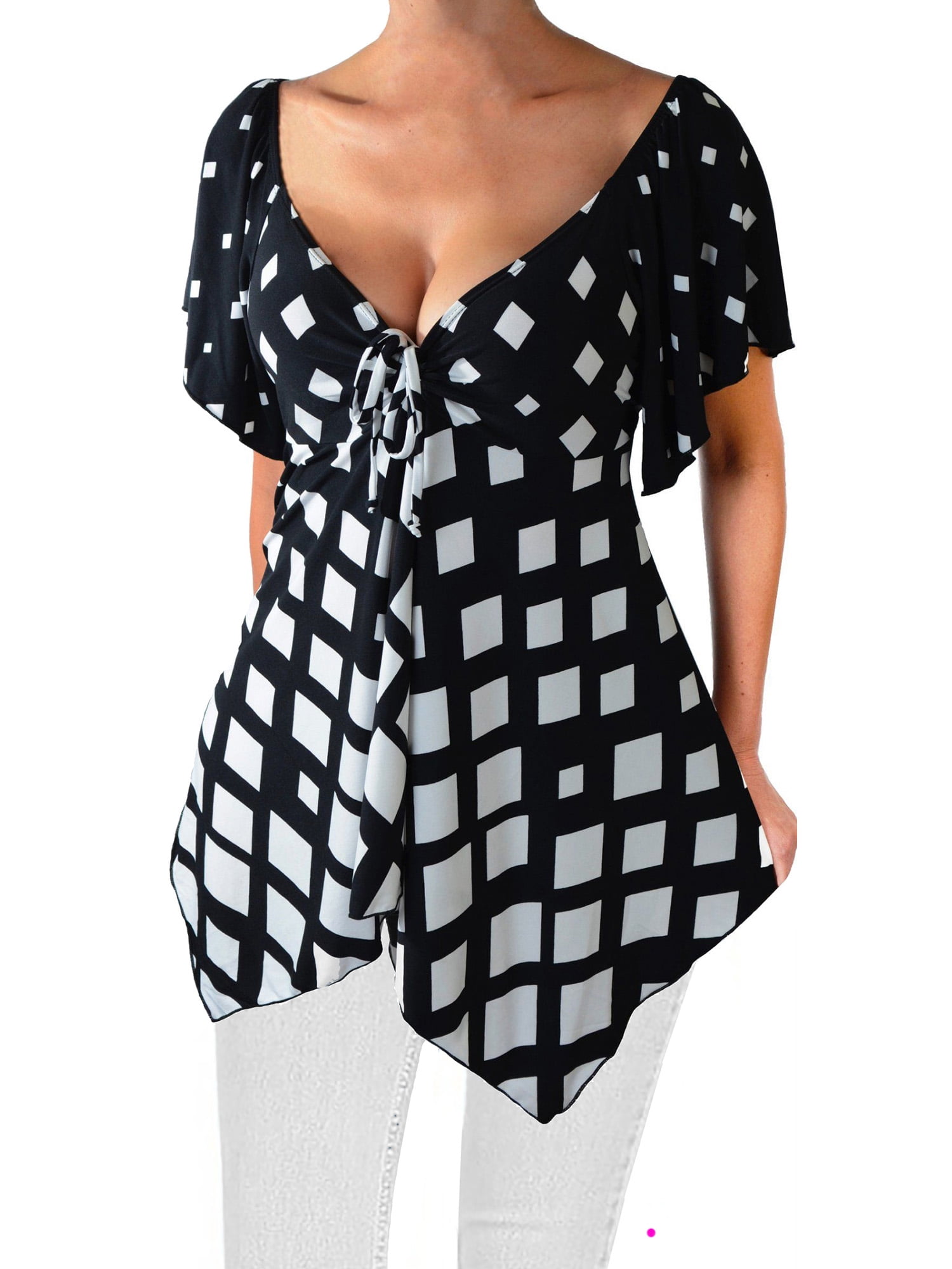 plus size blouses at walmart