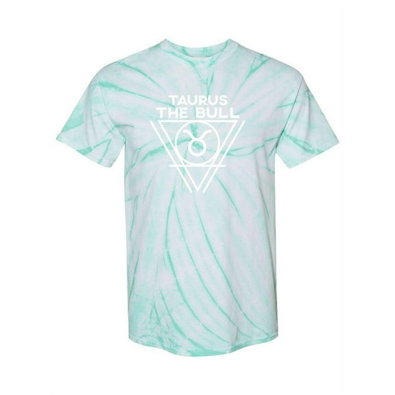 Taurus The Bull Tie-Dye Cyclone Men -Smartprints Designs, Male XX-Large