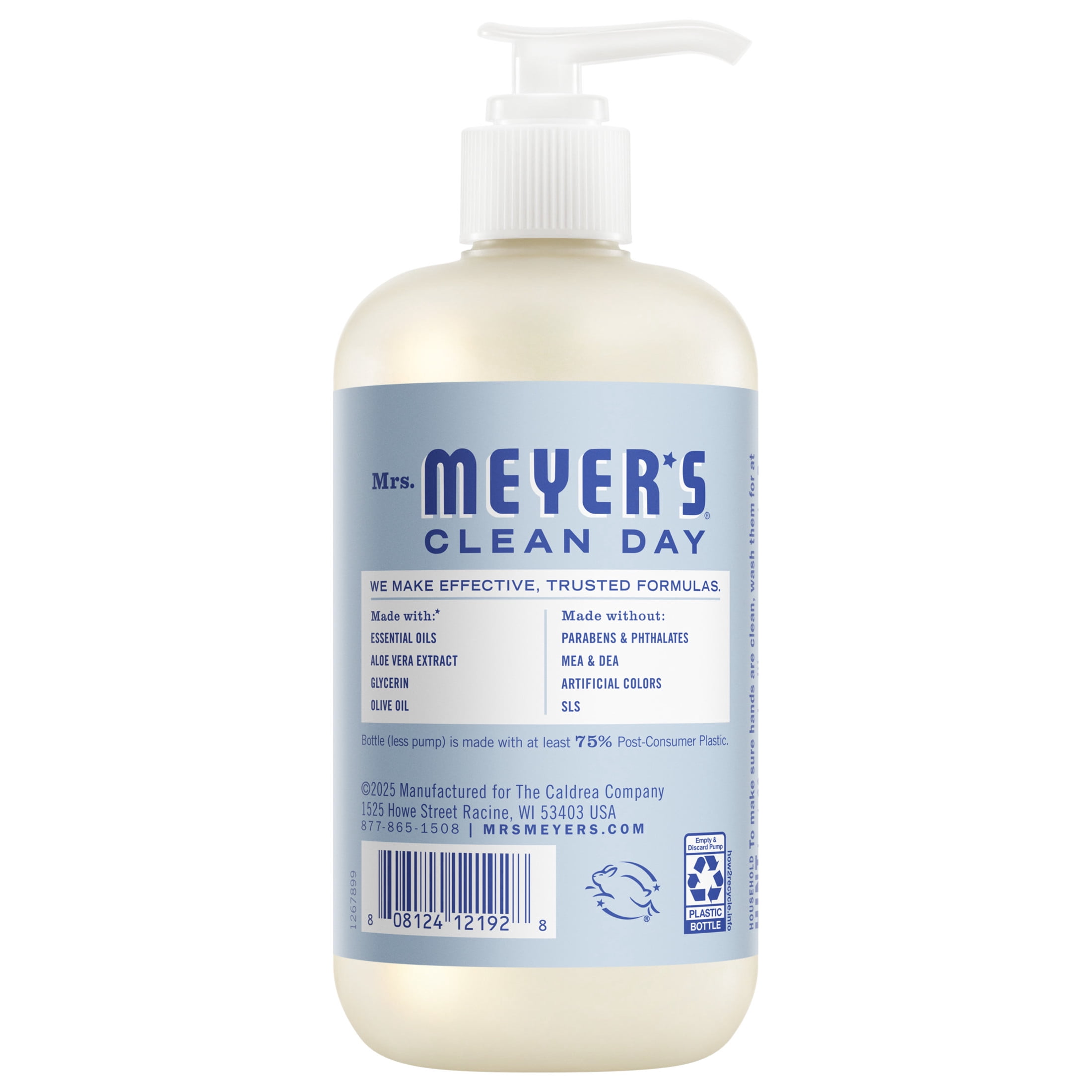 Mrs. Meyer’s Clean Day Hand Soap, Hydrangea Scent, 12.5 Fl Oz