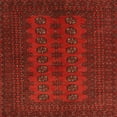 thumbnail image 1 of Ahgly Company Machine Washable Indoor Square Traditional Saffron Red Area Rugs, 6' Square, 1 of 7