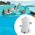 thumbnail image 3 of 330 GPH Portable Pool Filter Pump, 16W Above Ground Pool Pump With 2 Replaceable Cartridges, Easy Install Water Filtration System For Small Above Ground Pools, Kiddie Pools, Fountains, 110V,L, 3 of 6