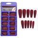 thumbnail image 2 of Uñas postizas, uñas postizas, regalos para mujeres, 100 piezas de uñas postizas mate, parches largos para decoración de uñas, caja de uñas completamente esmeriladas, uñas postizas, 2 of 2