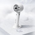 thumbnail image 4 of Yuarrent Mini ventilador portátil USB recargable ABS ajustable 3 ventiladores de engranajes potente viento hogar aire refrigeración oficina dormitorio Electrodomésticos Blanco Yuarrent HA012654-01B, 4 of 6