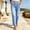 Light Blue, variant on Jeans Pants Tapered for Womens Elastic Waist Straight Leg Jeans Casual Denim Cropped Pants with Pockets Blue M
