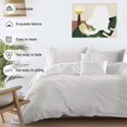 thumbnail image 3 of Vintage Boho Bedding Duvet Cover Set King Size 4 Pieces Farmhouse Green Retro Classic Abstract Bedding Set with Zipper Closure, 1 Comforter Cover 92x106 Inches 1 Flat Sheet & 2 Pillow Cases, 3 of 7