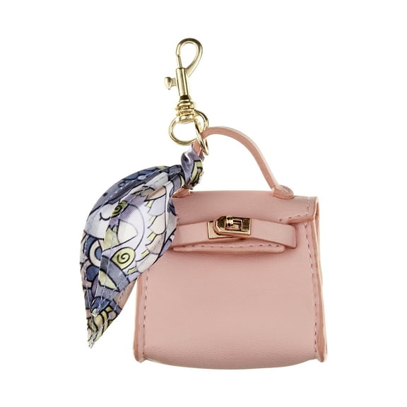 Mini Bag with Scarf Charm by Conair, Pink