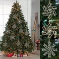 thumbnail image 3 of Navidad 2021, Adornos Colgantes De Madera Para Navidad, Decoración De Árbol De Navidad Para Colgar En Puertas Y Ventanas Minnieouse HA040433-02, 3 of 6