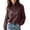 #0209-Coffee, variant on Zip Up Sweaters for Women Long Sleeve Chunky Knit Sweater Jackets Cropped Cardigans Outerwear Coats with Pockets